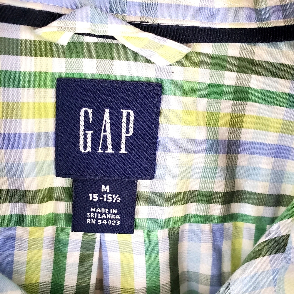 Gap Plaid Button Down Shirt - Picture 2 of 4